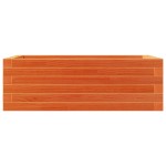 vidaXL Jardinieră de grădină, maro ceruit, 70x40x23 cm, lemn masiv pin