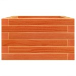 vidaXL Jardinieră de grădină, maro ceruit, 70x40x23 cm, lemn masiv pin