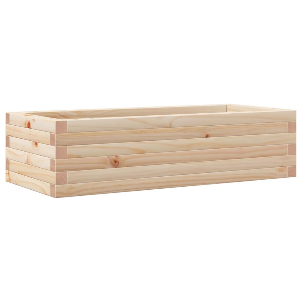 vidaXL Jardinieră de grădină, 90x40x23 cm, lemn masiv de pin