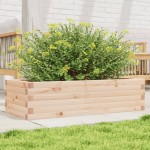 vidaXL Jardinieră de grădină, 90x40x23 cm, lemn masiv de pin vidaXL Jardinieră de grădină, 90x40x23 cm, lemn masiv de pin