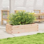 vidaXL Jardinieră de grădină, 90x40x23 cm, lemn masiv de pin vidaXL Jardinieră de grădină, 90x40x23 cm, lemn masiv de pin