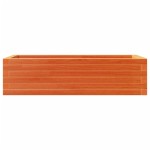 vidaXL Jardinieră de grădină, maro ceruit, 90x40x23 cm, lemn masiv pin vidaXL Jardinieră de grădină, maro ceruit, 90x40x23 cm, lemn masiv pin