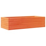 vidaXL Jardinieră de grădină, maro ceruit, 90x40x23 cm, lemn masiv pin vidaXL Jardinieră de grădină, maro ceruit, 90x40x23 cm, lemn masiv pin
