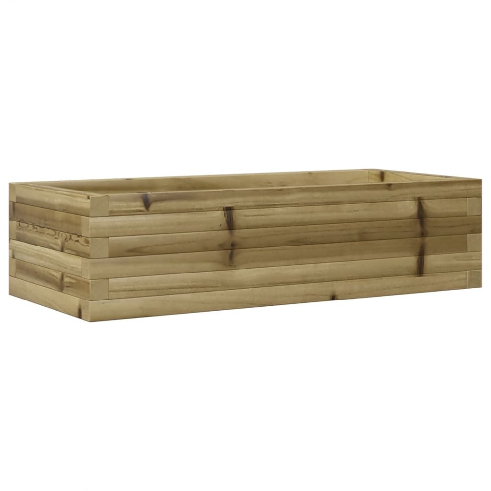 vidaXL Jardinieră de grădină, 90x40x23 cm, lemn de pin impregnat