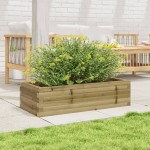vidaXL Jardinieră de grădină, 90x40x23 cm, lemn de pin impregnat