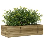 vidaXL Jardinieră de grădină, 90x40x23 cm, lemn de pin impregnat