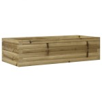 vidaXL Jardinieră de grădină, 90x40x23 cm, lemn de pin impregnat