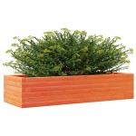 vidaXL Jardinieră de grădină, maro ceruit, 110x40x23 cm lemn masiv pin vidaXL Jardinieră de grădină, maro ceruit, 110x40x23 cm lemn masiv pin