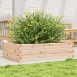 vidaXL Jardinieră de grădină, 90x60x23 cm, lemn masiv de pin vidaXL Jardinieră de grădină, 90x60x23 cm, lemn masiv de pin