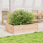vidaXL Jardinieră de grădină, 90x60x23 cm, lemn masiv de pin vidaXL Jardinieră de grădină, 90x60x23 cm, lemn masiv de pin
