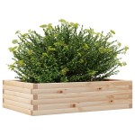 vidaXL Jardinieră de grădină, 90x60x23 cm, lemn masiv de pin vidaXL Jardinieră de grădină, 90x60x23 cm, lemn masiv de pin