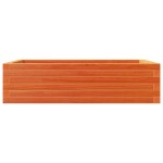 vidaXL Jardinieră de grădină, maro ceruit, 90x60x23 cm, lemn masiv pin vidaXL Jardinieră de grădină, maro ceruit, 90x60x23 cm, lemn masiv pin