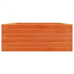 vidaXL Jardinieră de grădină, maro ceruit, 90x60x23 cm, lemn masiv pin vidaXL Jardinieră de grădină, maro ceruit, 90x60x23 cm, lemn masiv pin