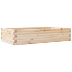vidaXL Jardinieră de grădină, 110x60x23 cm, lemn masiv de pin