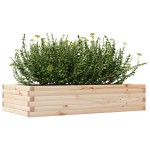 vidaXL Jardinieră de grădină, 110x60x23 cm, lemn masiv de pin