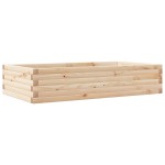 vidaXL Jardinieră de grădină, 110x60x23 cm, lemn masiv de pin