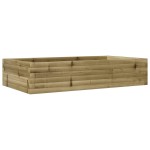 vidaXL Jardinieră de grădină, 110x60x23 cm, lemn de pin impregnat