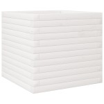 vidaXL Jardinieră de grădină, alb, 50x50x45,5 cm, lemn masiv de pin vidaXL Jardinieră de grădină, alb, 50x50x45,5 cm, lemn masiv de pin