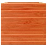 vidaXL Jardinieră grădină, maro ceruit, 50x50x45,5 cm, lemn masiv pin vidaXL Jardinieră grădină, maro ceruit, 50x50x45,5 cm, lemn masiv pin