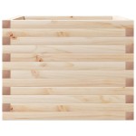vidaXL Jardinieră de grădină, 60x60x45,5 cm, lemn masiv de pin vidaXL Jardinieră de grădină, 60x60x45,5 cm, lemn masiv de pin
