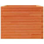 vidaXL Jardinieră grădină, maro ceruit, 60x60x45,5 cm, lemn masiv pin vidaXL Jardinieră grădină, maro ceruit, 60x60x45,5 cm, lemn masiv pin