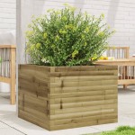 vidaXL Jardinieră de grădină, 60x60x45,5 cm, lemn de pin impregnat vidaXL Jardinieră de grădină, 60x60x45,5 cm, lemn de pin impregnat