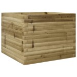 vidaXL Jardinieră de grădină, 60x60x45,5 cm, lemn de pin impregnat vidaXL Jardinieră de grădină, 60x60x45,5 cm, lemn de pin impregnat