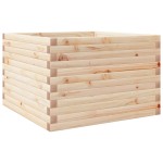 vidaXL Jardinieră de grădină, 70x70x45,5 cm, lemn masiv de pin vidaXL Jardinieră de grădină, 70x70x45,5 cm, lemn masiv de pin
