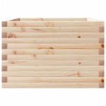 vidaXL Jardinieră de grădină, 70x70x45,5 cm, lemn masiv de pin vidaXL Jardinieră de grădină, 70x70x45,5 cm, lemn masiv de pin