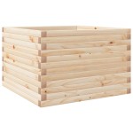vidaXL Jardinieră de grădină, 70x70x45,5 cm, lemn masiv de pin vidaXL Jardinieră de grădină, 70x70x45,5 cm, lemn masiv de pin