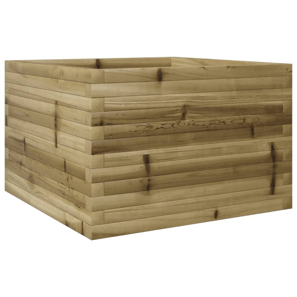 vidaXL Jardinieră de grădină, 70x70x45,5 cm, lemn de pin impregnat