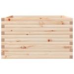 vidaXL Jardinieră de grădină, 80x80x45,5 cm, lemn masiv de pin vidaXL Jardinieră de grădină, 80x80x45,5 cm, lemn masiv de pin
