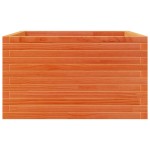vidaXL Jardinieră grădină, maro ceruit, 80x80x45,5 cm, lemn masiv pin vidaXL Jardinieră grădină, maro ceruit, 80x80x45,5 cm, lemn masiv pin