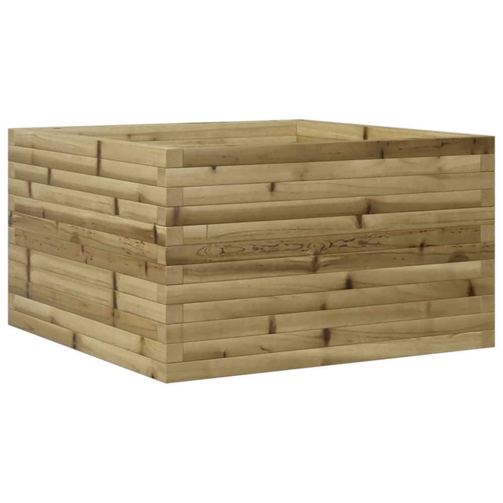 vidaXL Jardinieră de grădină, 80x80x45,5 cm, lemn de pin impregnat
