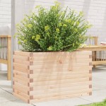 vidaXL Jardinieră de grădină, 70x40x45,5 cm, lemn masiv de pin vidaXL Jardinieră de grădină, 70x40x45,5 cm, lemn masiv de pin