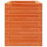 vidaXL Jardinieră grădină, maro ceruit, 70x40x45,5 cm, lemn masiv pin vidaXL Jardinieră grădină, maro ceruit, 70x40x45,5 cm, lemn masiv pin