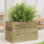 vidaXL Jardinieră de grădină, 70x40x45,5 cm, lemn de pin impregnat vidaXL Jardinieră de grădină, 70x40x45,5 cm, lemn de pin impregnat