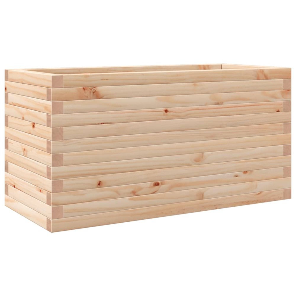 vidaXL Jardinieră de grădină, 90x40x45,5 cm, lemn masiv de pin