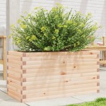 vidaXL Jardinieră de grădină, 90x40x45,5 cm, lemn masiv de pin vidaXL Jardinieră de grădină, 90x40x45,5 cm, lemn masiv de pin