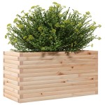 vidaXL Jardinieră de grădină, 90x40x45,5 cm, lemn masiv de pin vidaXL Jardinieră de grădină, 90x40x45,5 cm, lemn masiv de pin