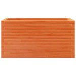 vidaXL Jardinieră grădină, maro ceruit, 90x40x45,5 cm, lemn masiv pin vidaXL Jardinieră grădină, maro ceruit, 90x40x45,5 cm, lemn masiv pin