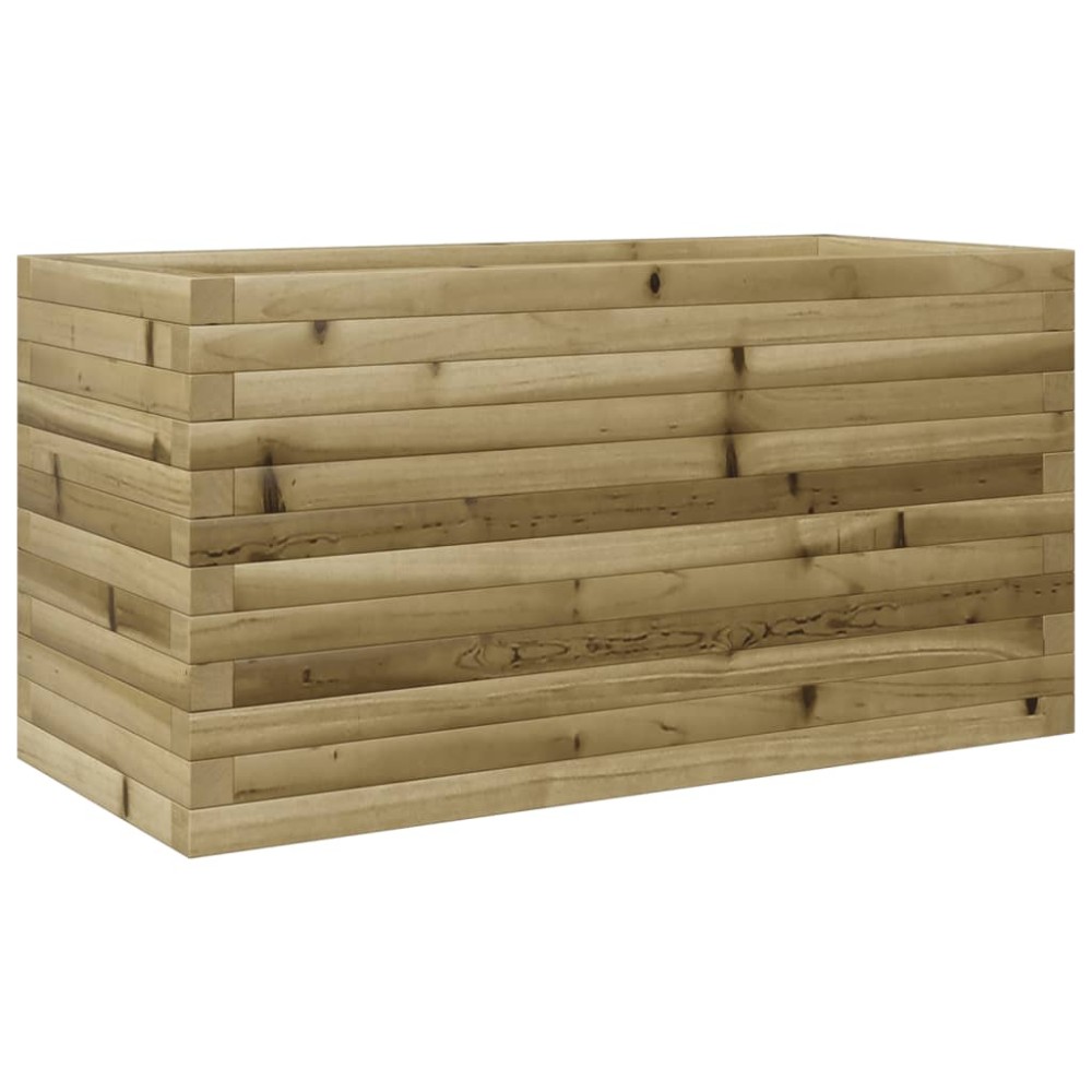 vidaXL Jardinieră de grădină, 90x40x45,5 cm, lemn de pin impregnat