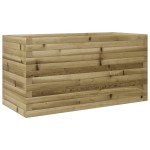 vidaXL Jardinieră de grădină, 90x40x45,5 cm, lemn de pin impregnat vidaXL Jardinieră de grădină, 90x40x45,5 cm, lemn de pin impregnat