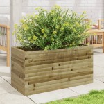 vidaXL Jardinieră de grădină, 90x40x45,5 cm, lemn de pin impregnat vidaXL Jardinieră de grădină, 90x40x45,5 cm, lemn de pin impregnat
