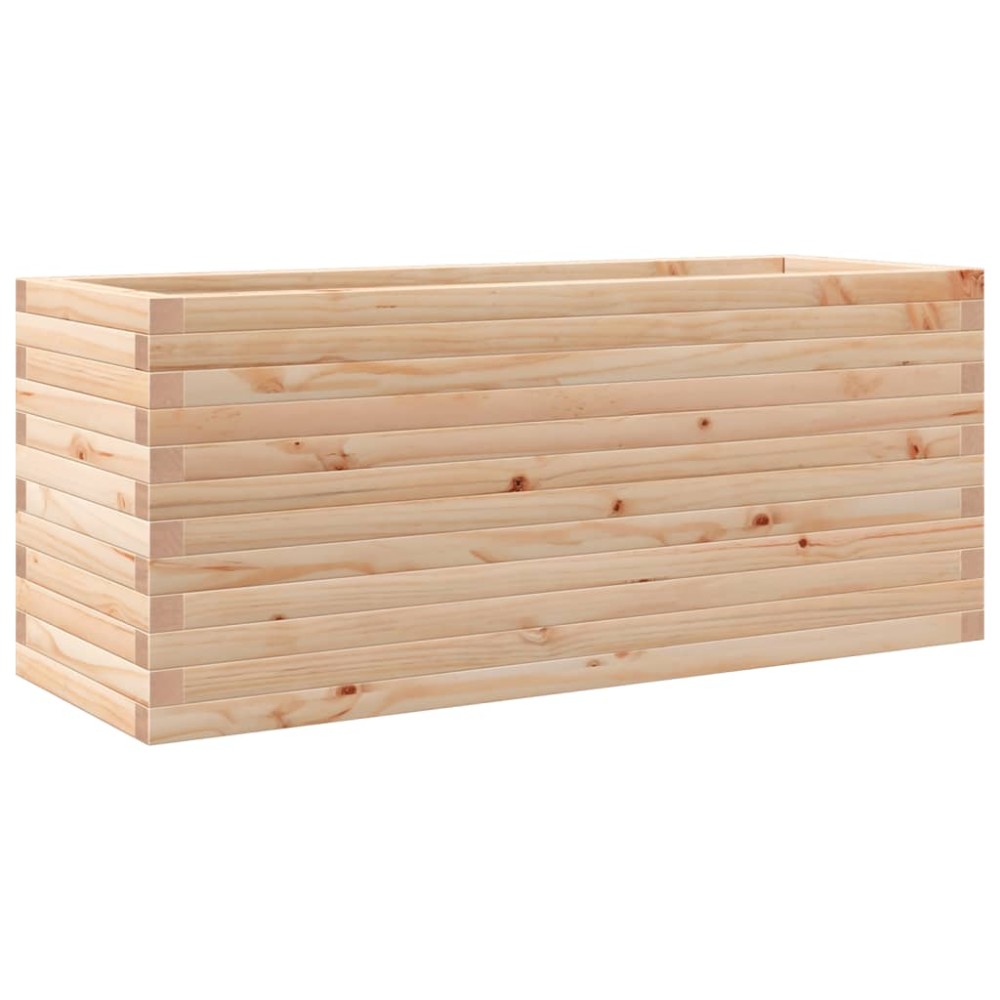 vidaXL Jardinieră de grădină, 110x40x45,5 cm, lemn masiv de pin