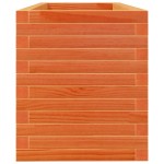 vidaXL Jardinieră grădină, maro ceruit, 110x40x45,5 cm, lemn masiv pin vidaXL Jardinieră grădină, maro ceruit, 110x40x45,5 cm, lemn masiv pin