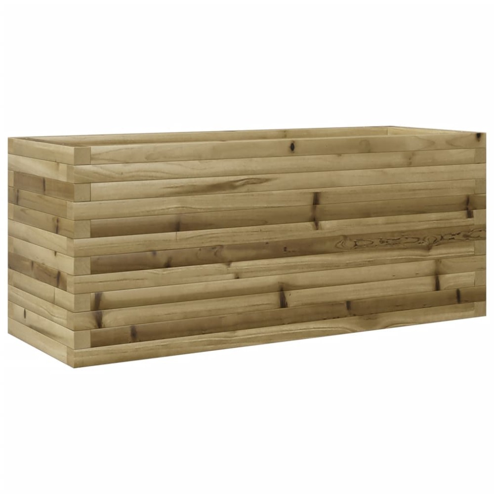 vidaXL Jardinieră de grădină, 110x40x45,5 cm, lemn de pin impregnat