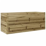 vidaXL Jardinieră de grădină, 110x40x45,5 cm, lemn de pin impregnat