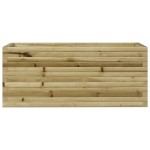 vidaXL Jardinieră de grădină, 110x40x45,5 cm, lemn de pin impregnat