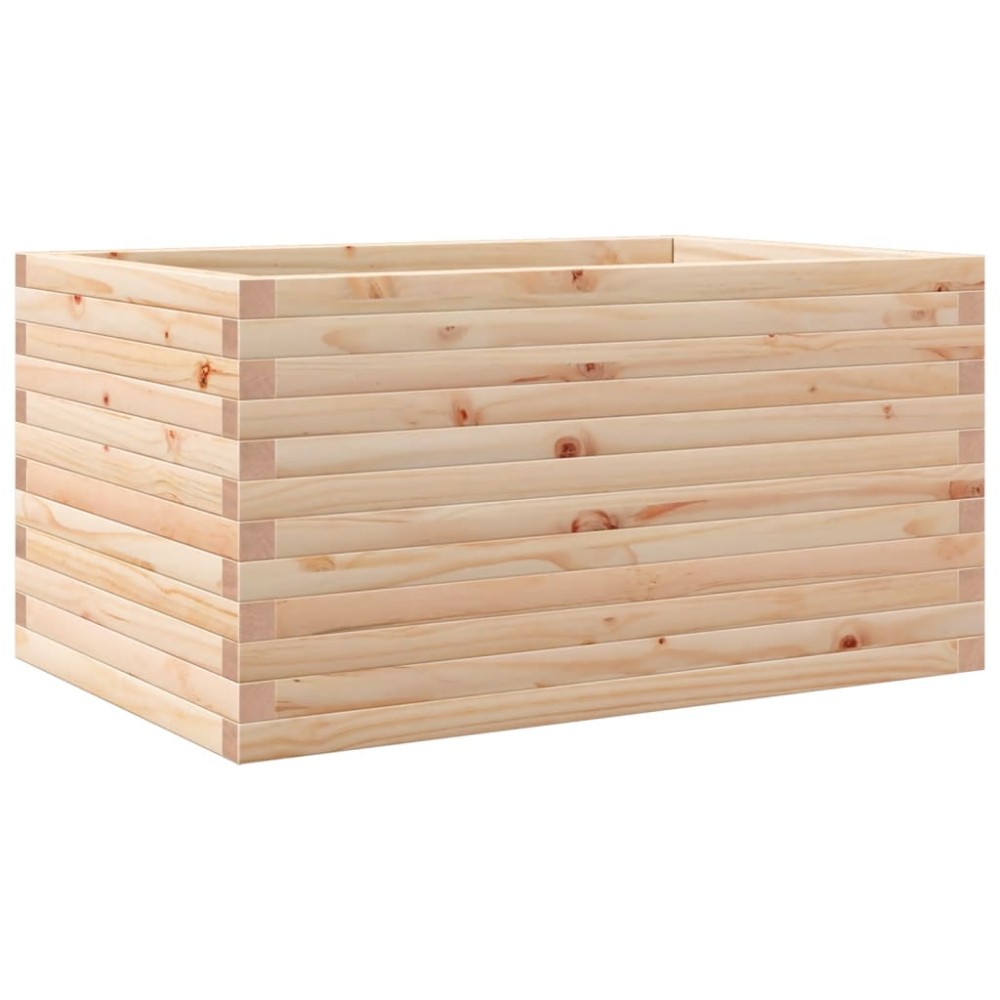 vidaXL Jardinieră de grădină, 90x60x45,5 cm, lemn masiv de pin